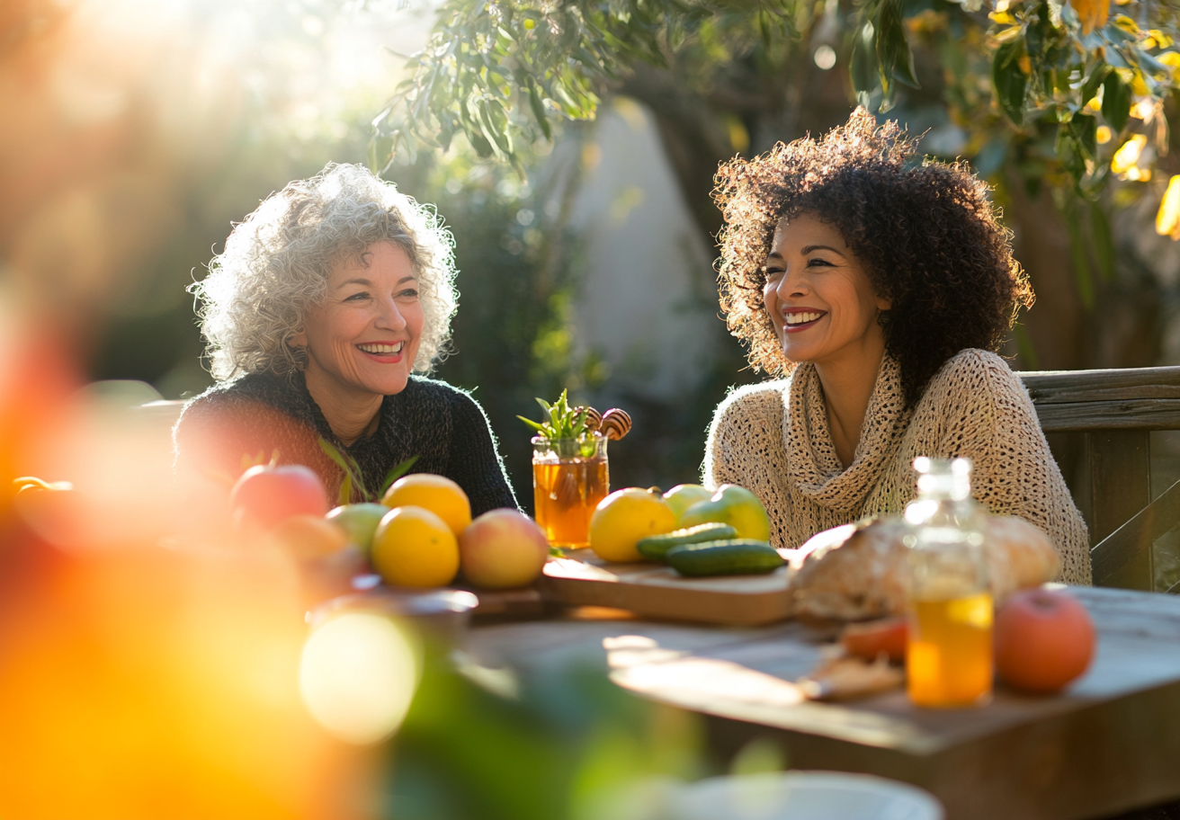 Plate with food sectors